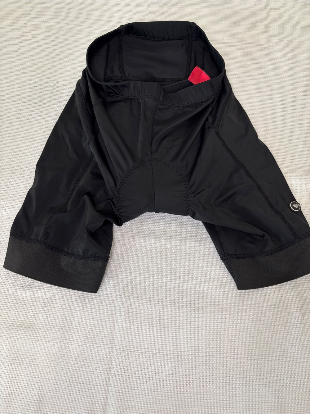 IRON - Women's Black Cycling Shorts with Padded Seat & Sm Pocket Size M